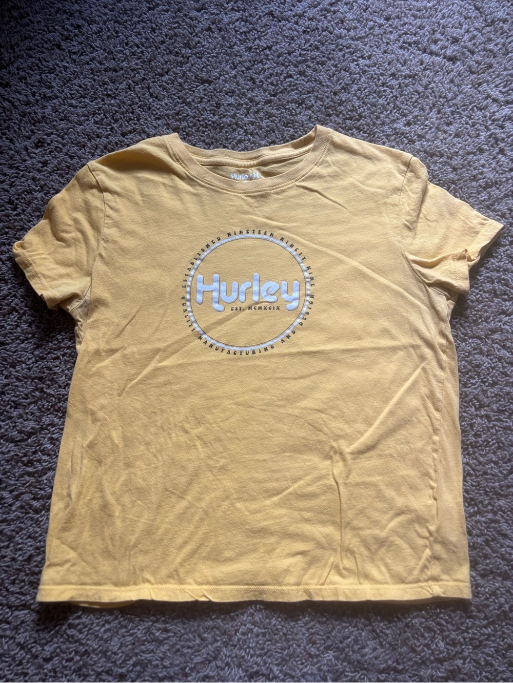 Hurley Kids' Mustard Logo Tee